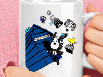 Doctor Who Snoopy And The Peanuts Mashup Mug