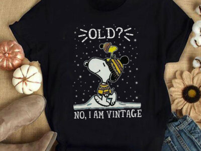 I’m Vintage Snoopy Tee, Funny Snoopy Tee, Peanut Gang Tee, Woodstock, Charlie Brown, Peanuts Shirt, Grandma Gift, Mother’s Day Gift