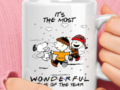 It’s The Most Wonderful Time Of The Year Snoopy FRIENDS Mug