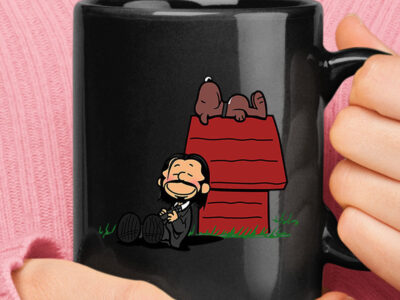 John Wick Charlie Brown And Snoopy Resting By The Dog House Mug