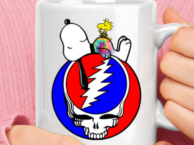 Snoopy Grateful Dead Sleeping On The Death Mug
