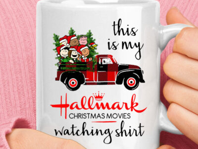 Snoopy Peanuts This Is My Hallmark Christmas Movies Watching Mug