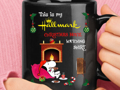 Snoopy This Is My Hallmark Christmas Movie Watching Mug