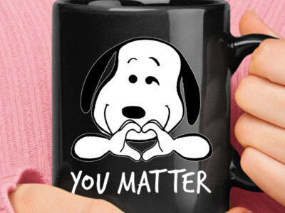 You Matter Love You Snoopy Mug