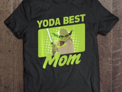 Star Wars Yoda Best Mom Yoda Cartoon Portrait