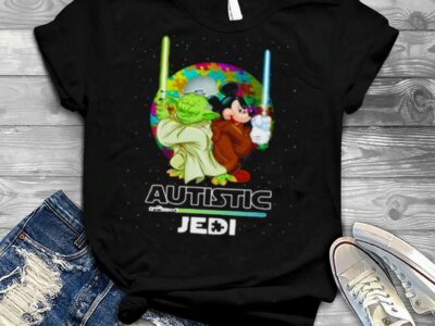 Autistic Jedi Yoda And Mickey Mouse Shirt