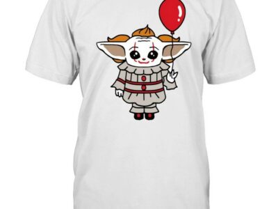 Baby Yoda Cosplay Pennywise shirt