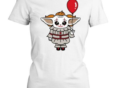 Baby Yoda Cosplay Pennywise shirt