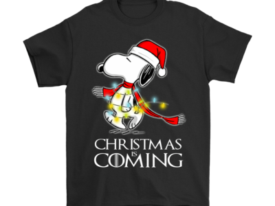 Game Of Thrones Christmas Is Coming Snoopy Shirts