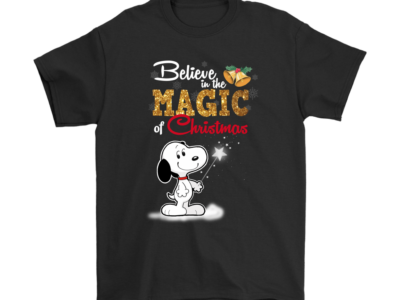 Believe In The Magic Of Christmas Snoopy Shirts