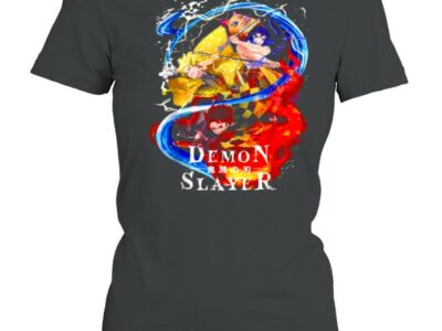 slayer demon anime graphic classic womens t shirt