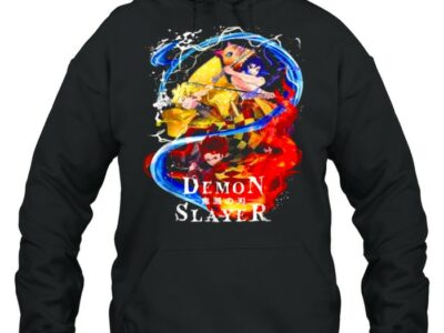 slayer demon anime graphic unisex hoodie