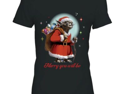 Star Wars Santa Yoda Merry You Will Be