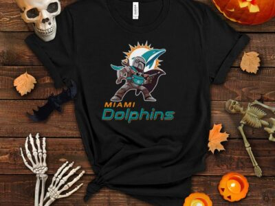 The Mandalorian And Baby Yoda Miami Dolphins Shirt