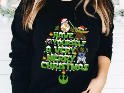 Have yourself a very merry Christmas Baby Yoda Shirt