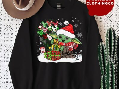 Baby Yoda Balloon Christmas Shirt