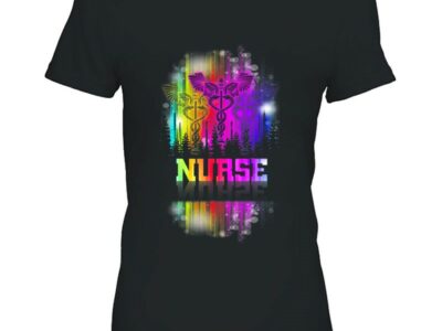 Nurse Colorful Aurora For Medical Practitioner Lpn Cna Rn