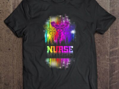 Nurse Colorful Aurora For Medical Practitioner Lpn Cna Rn