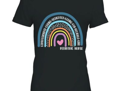 Pediatric Nurse Cute Rainbow Nurse