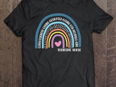 Pediatric Nurse Cute Rainbow Nurse