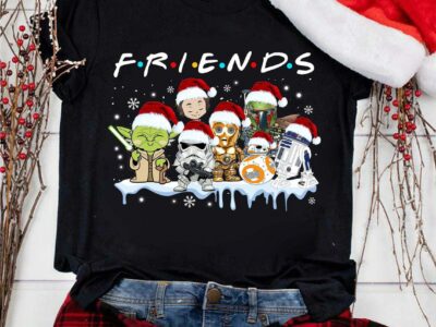 FRIENDS Baby Yoda Christmas T-Shirt