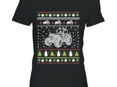 Tractor Funny Christmas Sweater Truck Classic