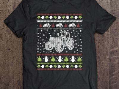 Tractor Funny Christmas Sweater Truck Classic