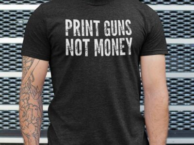 Print Guns Not Money Shirt