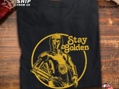 Star Wars C-3PO Stay Golden T Shirt