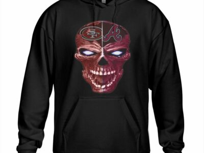 49Ers Braves Skull T Shirt