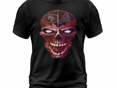 49Ers Braves Skull T Shirt