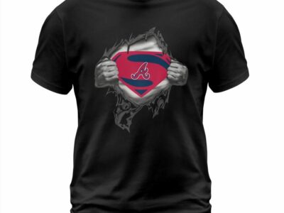 Atlanta Braves Super Man T Shirt
