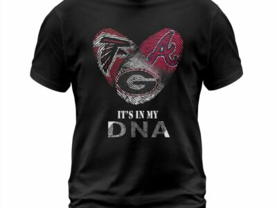 Falcons Braves Georgia Bulldogs DNA T Shirt