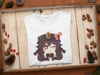 Hu Tao Wink Genshin Impact Premium T Shirt