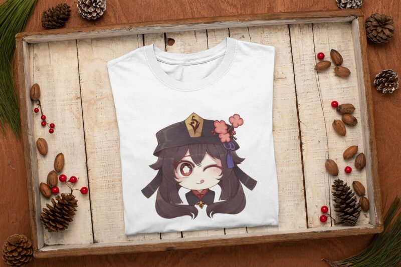 Hu Tao Wink Genshin Impact Premium T Shirt