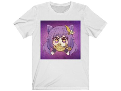 Keqing Eat Genshin Impact Premium T Shirt
