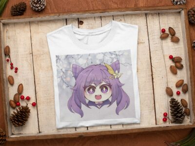 Keqing Smile Genshin Impact Premium T Shirt