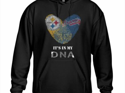 Pittsburgh Steelers & Atlanta Braves DNA  T Shirt