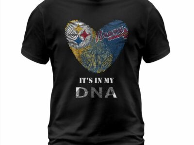 Pittsburgh Steelers & Atlanta Braves DNA  T Shirt