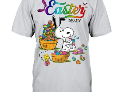 Cute Snoopy Woodstock Easter Day Ready Trendy Shirt