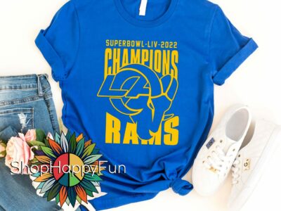 Premium LVI Super Bowl LA Rams Official Championships T Shirt