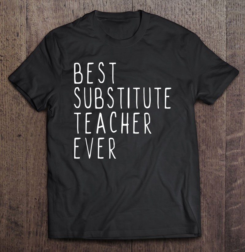 Best Substitute Teacher Ever Cute Gift Christmas
