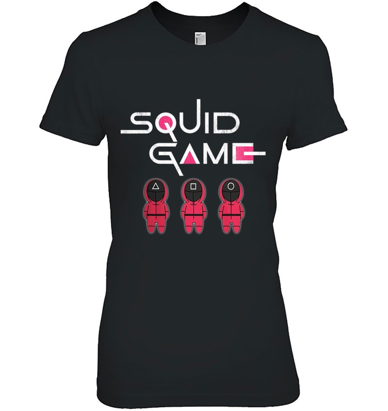 Chibi Squid Korean Game Tee Drama K-Drama Horror Movies