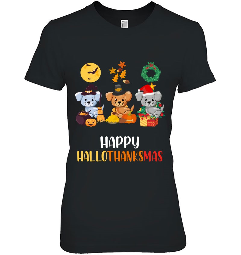 Cute Puppy Halloween Dog Christmas Happy Hallothanksmas Dog