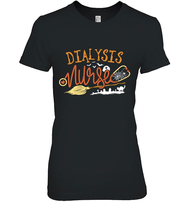 Dialysis Nurse Halloween – Nephrology Nursing Witch On Broom