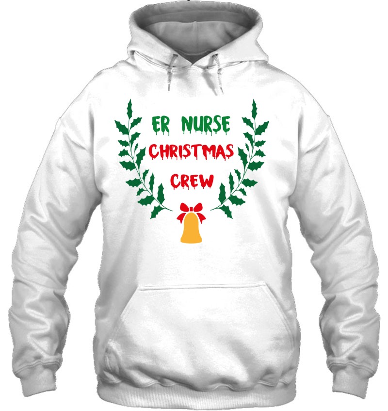 Emergency Room Nurse Christmas Crew Baseball Sleeve Emergency Room Nurse Christmas Crew Baseball Sleeve