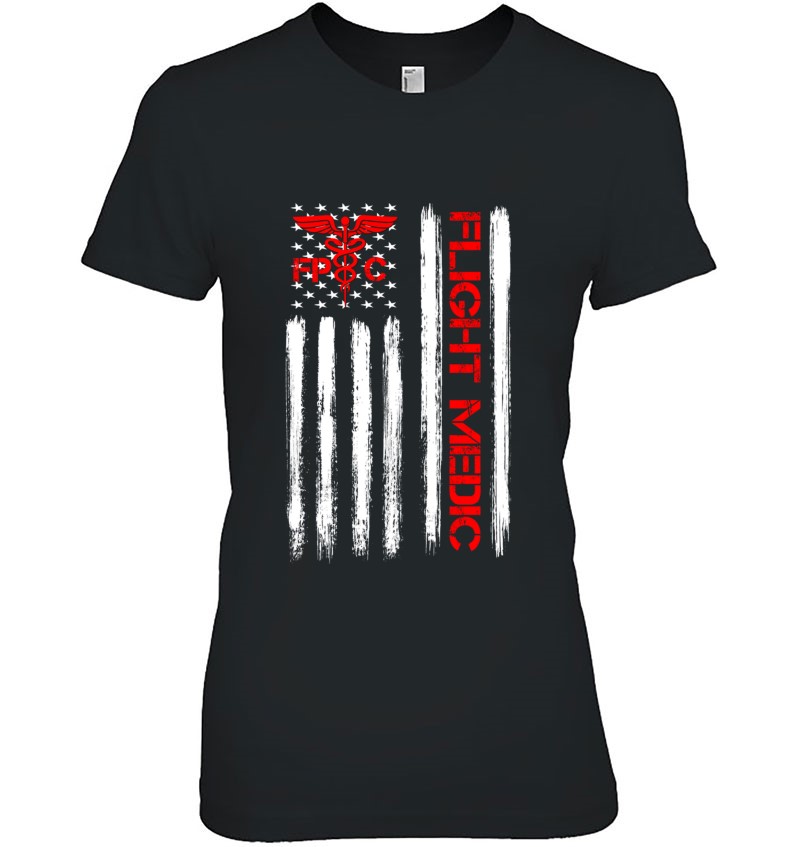 Flight Medic Ems Emt Nurse Paramedic Us American Flag Gift