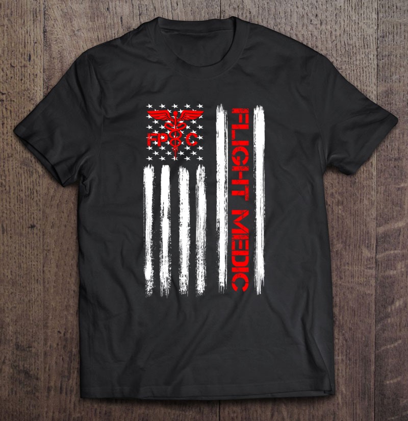 Flight Medic Ems Emt Nurse Paramedic Us American Flag Gift