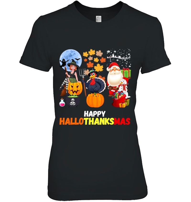 Happy Hallothanksmas Funny Halloween Classic Happy Hallothanksmas Funny Halloween Classic