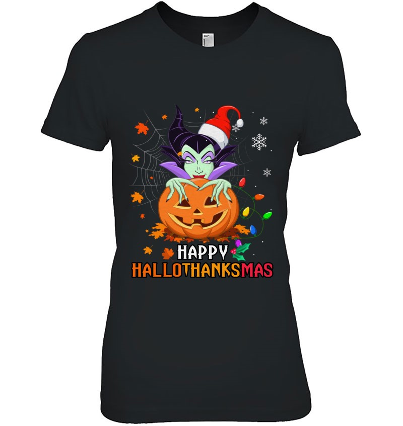 Happy Hallothanksmas Maleficent  Halloween Thanksgiving Christmas